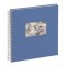 12156-06 Album photo a  spirales Passepartout avec 50 pages blanches cartonnees, papier cristal et reliure tissee 240 x 250 mm (