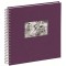 12156-06 Album photo a  spirales Passepartout avec 50 pages blanches cartonnees, papier cristal et reliure tissee 240 x 250 mm (