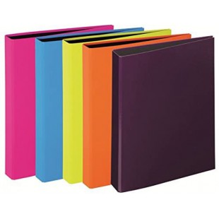Classeur A4 Trend - Mecanisme a 2 Anneaux avec Support - Violet