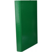 Boite pour carnets A4 3 X elastique interieur se plie avec support, Vert