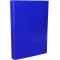 Boite pour carnets A4 3 X elastique interieur se plie avec support, Bleu