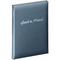  30911-10 Livre d'Or "Guests & Friends" Anthracite 192 Pages
