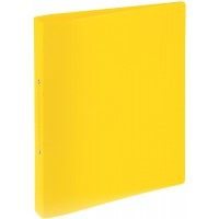 Lucy Trend A4 Classeur a  anneaux polypropylene 2 anneaux 25 mm, jaune