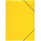 Lucy Couleurs Dossier avec a  elastique Fasteners A3 polypropylene 3 Inside Flaps Jaune