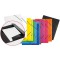 A4 Lucy couleur tendance Dossier a  elastique - Bleu/Vert/Orange/Rose