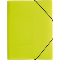 A4 Lucy couleur tendance Dossier a  elastique - Vert/Orange/Bleu/Rose