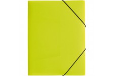 A4 Lucy couleur tendance Dossier a  elastique - Vert/Orange/Bleu/Rose