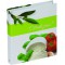 31316-15 Classeur A5 4 anneaux pour recettes lamine motif olive et tomate avec registres en carton et inserts pour recettes (Imp