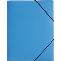 Lucy couleur tendance A3 Dossier a  elastique - Bleu/Vert/Orange/Rose
