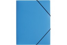 Lucy couleur tendance A3 Dossier a  elastique - Bleu/Vert/Orange/Rose