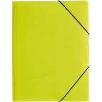 Lucy couleur tendance A3 Dossier a  elastique - Vert/Orange/Bleu/Rose