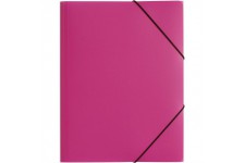 A4 Lucy couleur tendance Dossier a  elastique - Rose/Orange/Vert/Bleu