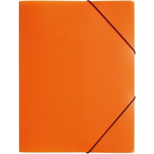 A4 Lucy couleur tendance Dossier a  elastique - Orange/Vert/Bleu/Rose