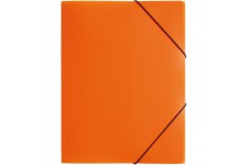 A4 Lucy couleur tendance Dossier a  elastique - Orange/Vert/Bleu/Rose