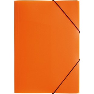 Lucy couleur tendance A3 Dossier a  elastique - Orange/Vert/Bleu/Rose