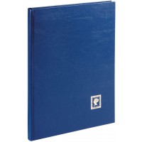 30125-07 - Album de timbres DIN A4, 32 pages, bleu fonce
