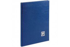 30125-07 - Album de timbres DIN A4, 32 pages, bleu fonce