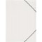 21638-02 a  elastique PP 3 rabats, A3 Blanc
