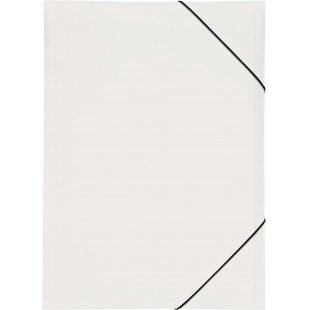 21638-02 a  elastique PP 3 rabats, A3 Blanc