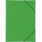 21638-05 Classeur PP 3 rabats, elastique Vert A3