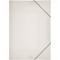 Lucy Chemise en polypropylene avec elastiques de maintien et 3 rabats interieurs Transparent A3