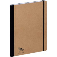 26087-11 Carnet de notes format A4 en papier kraft et gaufre 192 pages