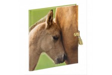 20251-15 Journal intime avec cadenas Motif Mamliebe 128S Blanc