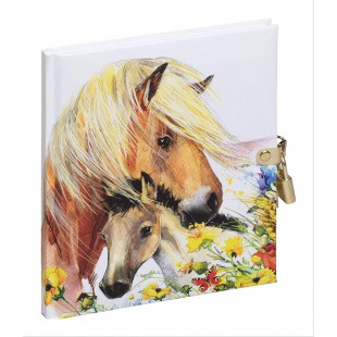 Idylle 20253-15 Journal intime avec cadenas Blanc 128S