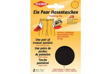 Une Paire de Poches pour Pantalon, Noir