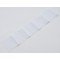 30 x 6 cm Ruban Coton thermocollant reparation tres Fin et Souple, Blanc