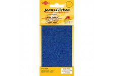 Renfort de jeans 17 x 15 cm bleu