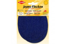Kleiber Patchs Denim reparation Jeans, Bleu fonce