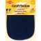 Patchs thermocollants ou a  Coudre pour Coudes et Genoux, Bleu fonce, 2 par Pack