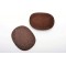 Petits Patchs ovales Velours cotele thermocollant/a  Coudre Coudes/Genoux, Marron