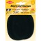 Petits Patchs ovales Velours cotele thermocollant/a  Coudre Coudes/Genoux, Noir