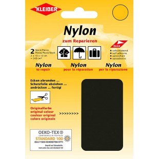 Patchs Nylon impermeables Autocollants, Marron