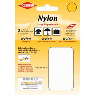 Tissu Autocollant Nylon pour reparer, Blanc