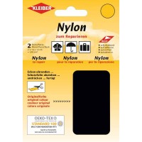 Patchs Nylon impermeables Autocollants, Noir