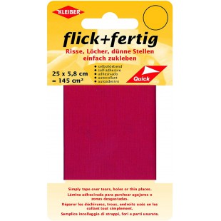 43077 Kit de reparation Autocollant en Nylon, Rouge Clair, 25 x 6 x 0,02 cm