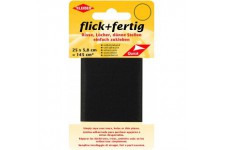 145 cm² Flick + Fertig Selbstklebendes Reparaturband aus Nylon, schwarz