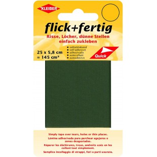 43085 Kit de reparation Autocollant en Nylon, Olive, 25 x 6 x 0,02 cm