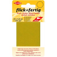 43087 Flick + fertig Kit de reparation Autocollant en Nylon Jaune 25 x 6 x 0,02 cm