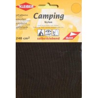 Patchs Style Toile Nylon impermeables Autocollants, Marron