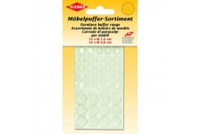 Autocollant Meubles Tampons 12 x 1.2 cm 35 x 0.8 cm Clair,