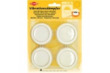 amortisseurs de Vibrations, diametre : 65 mm, Blanc Noir