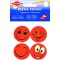 autocollants reflechissants Smileys - Dimensions : env. 4,8 cm - 61187