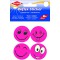 autocollants reflechissants Smileys - Dimensions : env. 4,8 cm - 61188