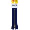 Kleiber + Co.GmbH ReiBverschluss, Metallschiene Fermeture eclair, Rail en metal, Bleu fonce, 2,5cm x 8cm x 5mm