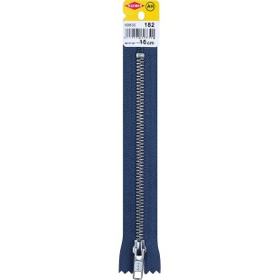 Kleiber + Co.GmbH ReiBverschluss, Metallschiene Fermeture eclair, Rail en metal, Gris, 3cm x 16cm x 5mm