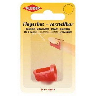 70009 Chapeau de doigt en plastique Rouge Ø 14 mm